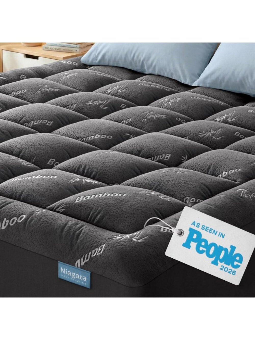 Ultra Soft Queen Mattress Topper for Back Pain Relief & Comfort - Sleep Better!